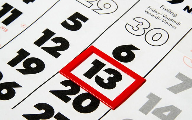 Петък 13-и – три пъти "фатален" през 2015-а