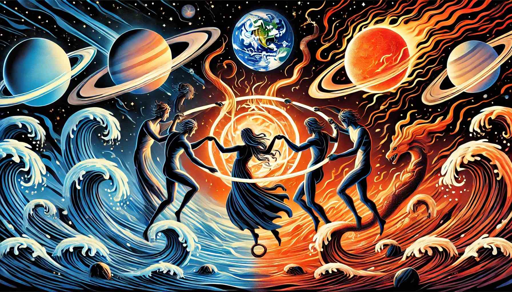 Нептун пося страдания, Сатурн разплати, Марс ще разруши, Змията ще успокои